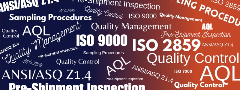 the different quality control inspection standards and description